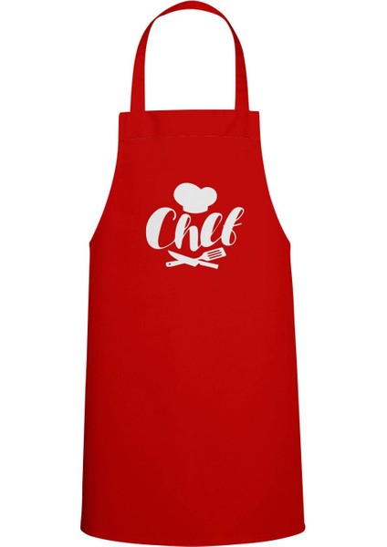 Chef Özel Baskılı Chef Mutfak Önlüğü