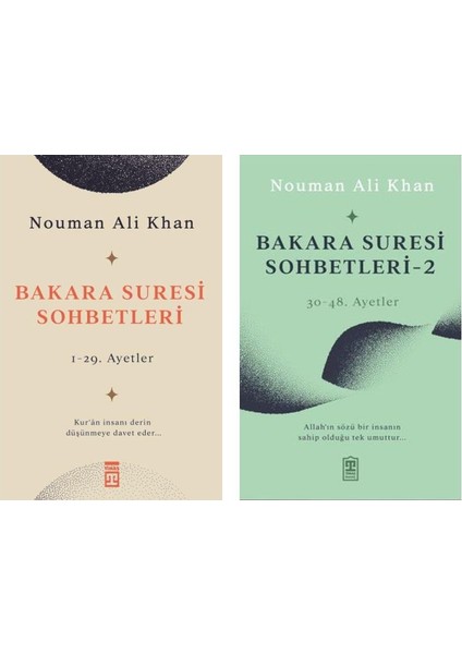 Nouman Ali Khan Bakara Suresi Sohbetleri (2 Kitap)