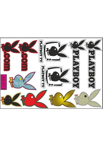 A5 Sticker 020 Tek Paket Çoklu Sticker