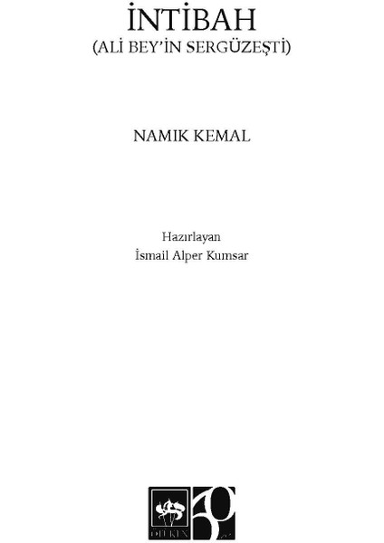 İntibah - Namık Kemal