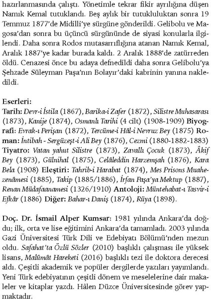 İntibah - Namık Kemal