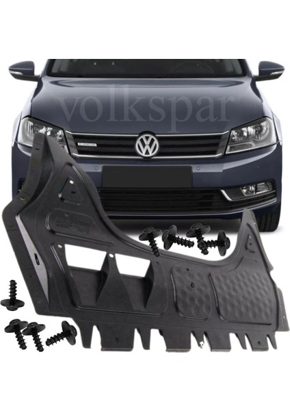 Passat B7 2011-2014 Model Arası Uyumlu 1.2 Tsı 1.4 Tsı Montaj Vidalı Motor Alt Muhafaza Karter Koruma