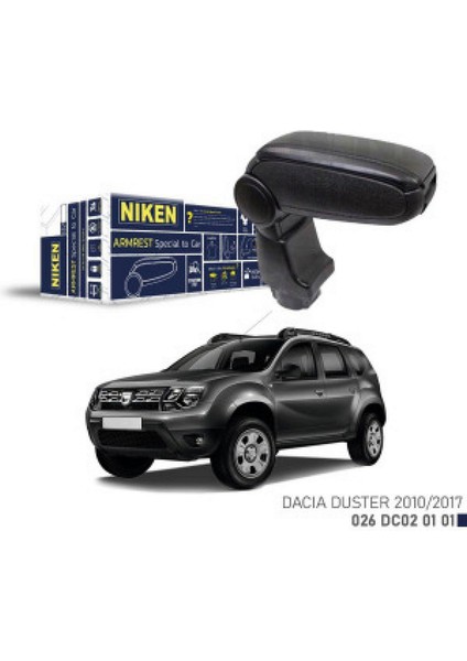 Dacia Duster 2010-2017 Araca Özel Kol Dayama Siyah - Tek Ebat 13