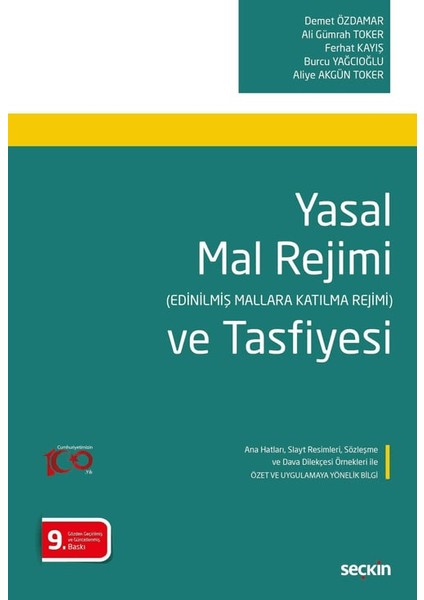 Yasal Mal Rejimi ve Tasfiyesi