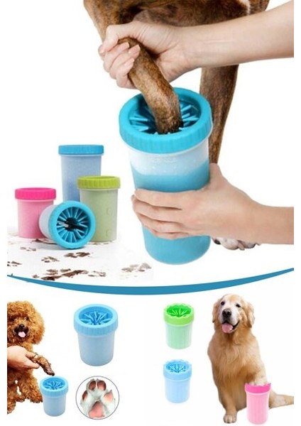 Yeni Estevia Clez Silikon Uçlu Köpek Pati Yıkama Aparatı 9*12 cm Company