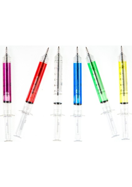 Yeni Estevia Clez Şırınga Şeklinde Tükenmez Kalem Syringe Pen Company