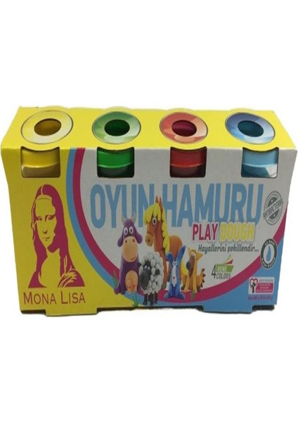 Play Dough Monalisa Oyun Hamuru 4*120GR SD244