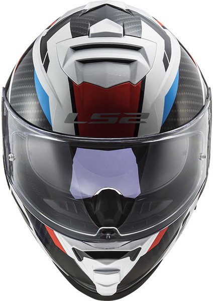 Storm 2 Racer Kapalı Motosiklet Kaskı Mavi-Kırmızı fiyatları