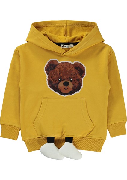 Erkek Çocuk Sweatshirt 2-5 Yaş Hardal