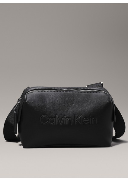 Calvin Klein Siyah 19,5X11,5X6,5 cm Erkek Postacı Çantası Ck Set Camera Bag