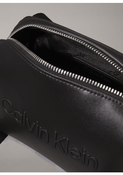 Calvin Klein Siyah 19,5X11,5X6,5 cm Erkek Postacı Çantası Ck Set Camera Bag