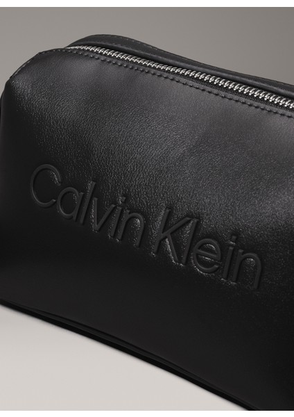 Calvin Klein Siyah 19,5X11,5X6,5 cm Erkek Postacı Çantası Ck Set Camera Bag