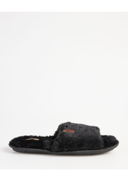 Siyah Kadın Ev Terliği Alda