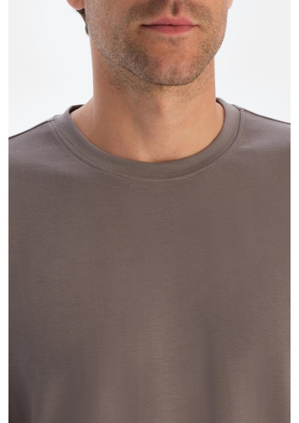 Gri Erkek Modal Bis Yaka Sweatshırt indirimleri