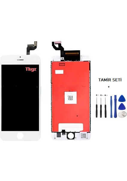 iPhone 6S Lcd Ekran Dokunmatik Orijinal Kalite (LW MARKA) BEYAZ + TAMİR SETİ
