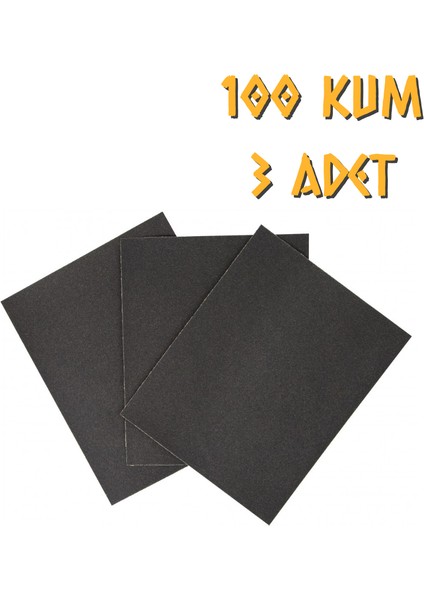 Su Zımparası A100 Kum - 3 Adet