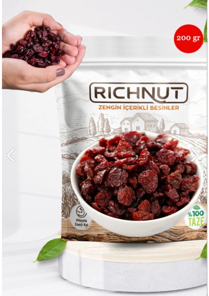 Turna Yemişi Kurusu Cranberry 200 gr