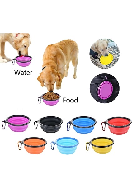 Zendog Taşınabilir ve Katlanabilir Köpek Mama Su Kabı