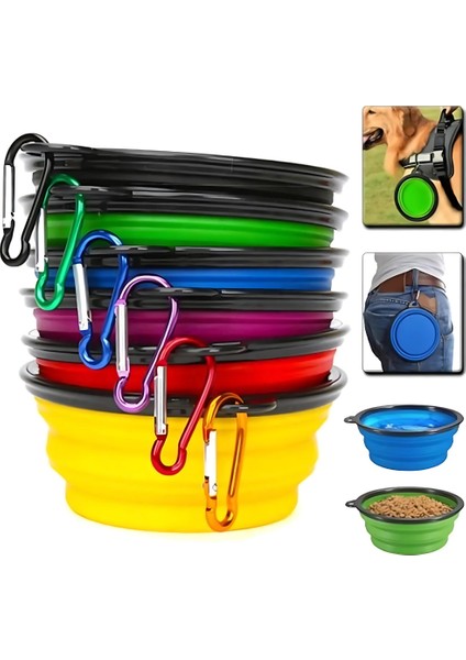 Zendog Taşınabilir ve Katlanabilir Köpek Mama Su Kabı
