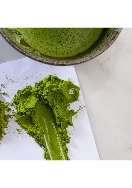 Ceremonial Matcha Çayı Japon Yeşil Çay Tozu Üst Kalite 50 gr