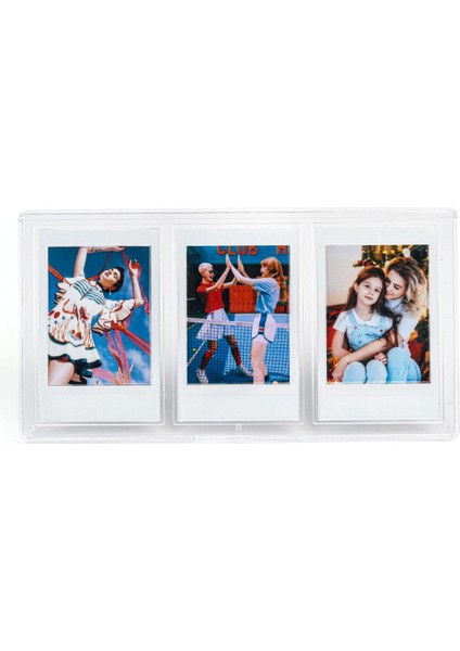 Dijital Fotoğraf Çerçeveleri Instax Mini Pleksi 6'lı Fotoğraf Çerçeve Seti Beyaz