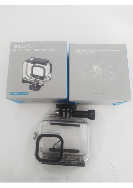 Çok Renkli Gopro Hero 12 Hero 11 Hero 10 Hero 9 Black Uyumlu Su Geçirmez Kılıf Koruyucu Muhafaza Wa