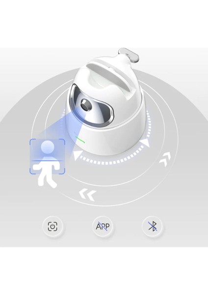 Beyaz Go Gimbal 360° Akıllı Selfie & Video Takip
