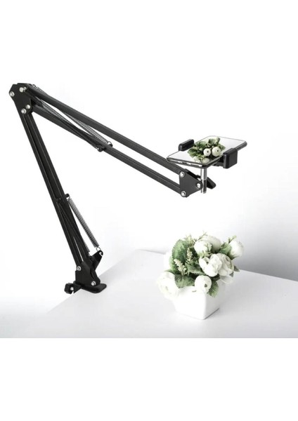 Sabitleyiciler (Tripod) Telefon Tripodu 360 Derece Ayarlanabilir Masaüstü Süspansiyonlu Üst Çekim Y fırsatları