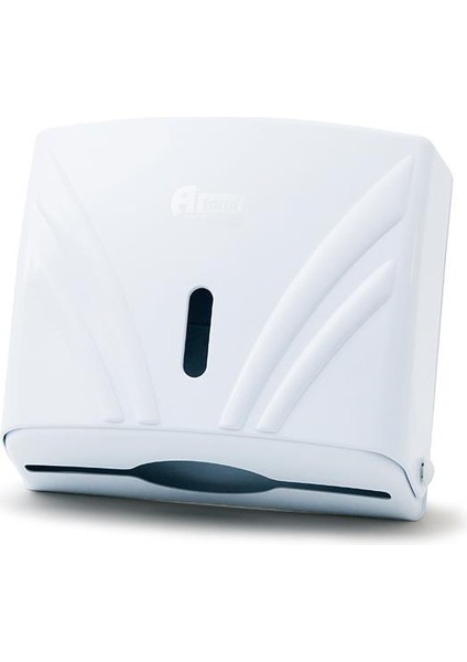 Zha-2 Z Katlama Attan Çekme Kağıt Havlu Dispenseri Havluluk - Beyaz - 23 Cm. - 1 Adet