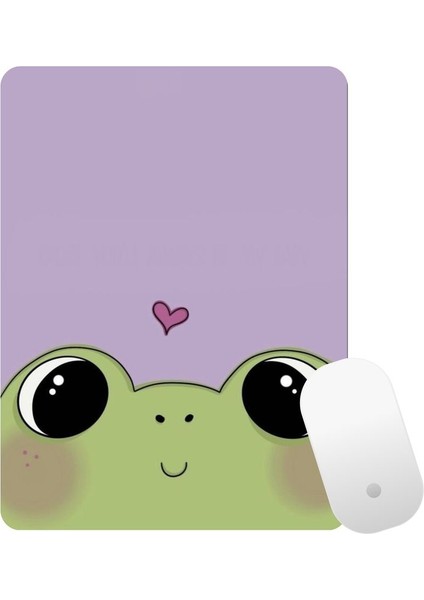 Şirin Kurbağa Baskılı Mouse Pad