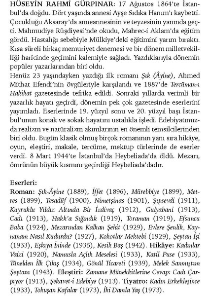 Efsuncu Baba - Hüseyin Rahmi Gürpınar