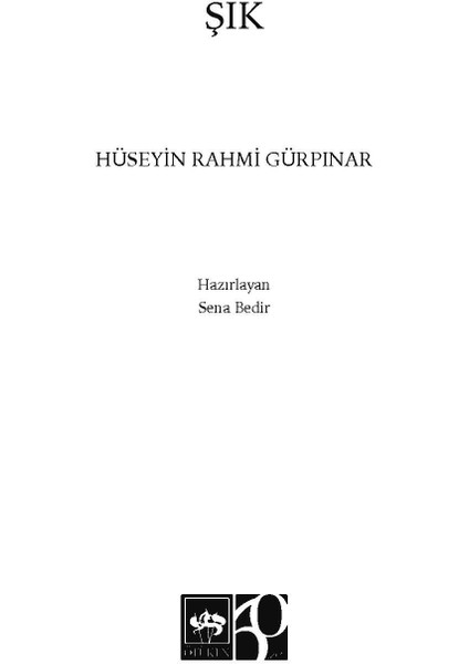 Şık - Hüseyin Rahmi Gürpınar