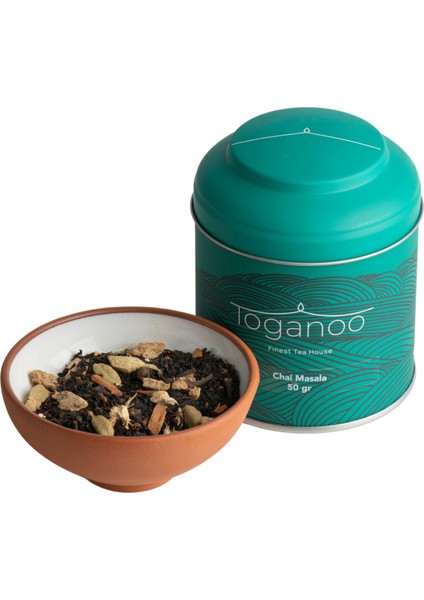 Toganoo Tea Chai Masala Baharatlı Siyah Çay Hindistan 50 gr