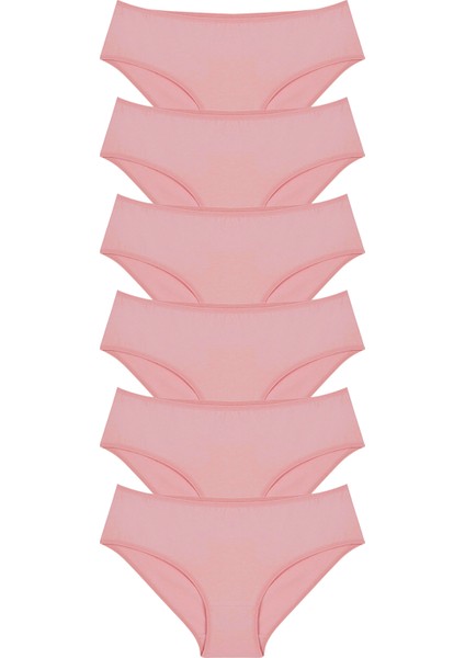 Kadın Külot Likralı Penye 6'lı Premium Paket