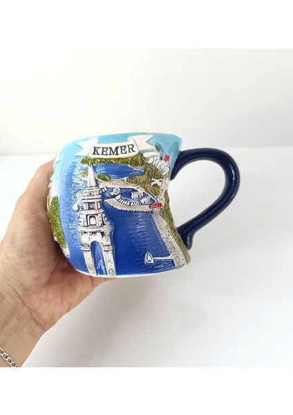 Bardak Kupa Seramik Bira Meşrubat Su Kahve Bardağı 350 ml