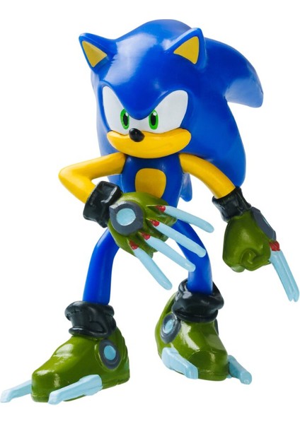 Sonic Prime 5 Li Figür Set - Sonic + Eggforcer + Renegade Knucks + Rebel Rouge + Sürpriz 6.5 cm
