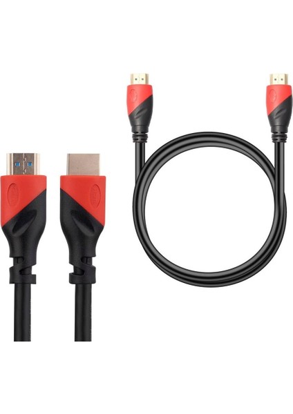 Hy-Hdm5 Altın Uçlu 24K 1.4 Versiyon 3D HDMI Görüntü Aktarma Kablosu 5mt