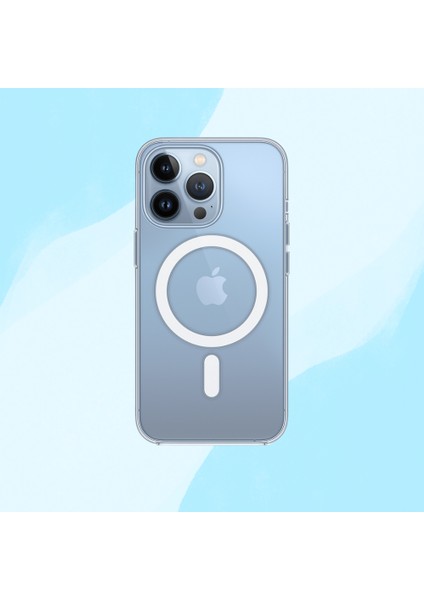 iPhone 13 Pro Max Clear Magsafe Şeffaf Kılıf | 2 Yıl Sararmama Garantili fırsatları