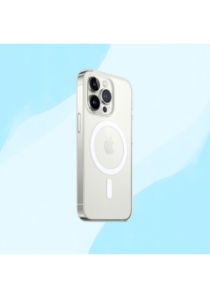 iPhone 13 Pro Clear Magsafe Şeffaf Kılıf | 2 Yıl Sararmama Garantili