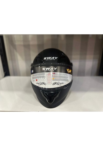 Kask Sway 926 Mat Siyah Çene Açılır