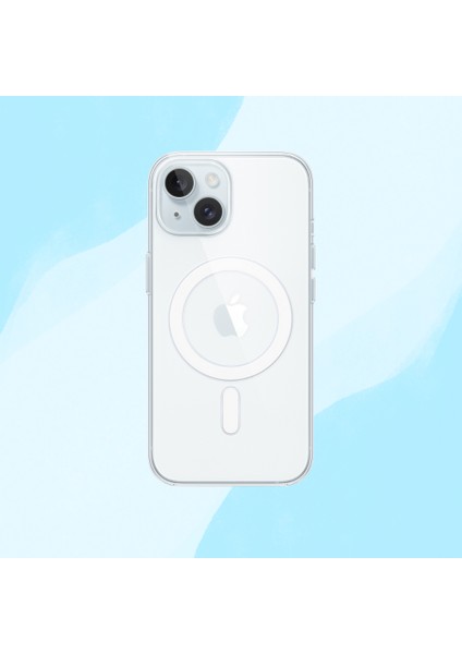Apple iPhone 15 Plus Clear Magsafe Şeffaf Kılıf | 2 Yıl Sararmama Garantili modelleri