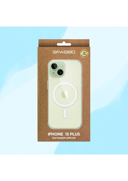 Apple iPhone 15 Plus Clear Magsafe Şeffaf Kılıf | 2 Yıl Sararmama Garantili indirimleri