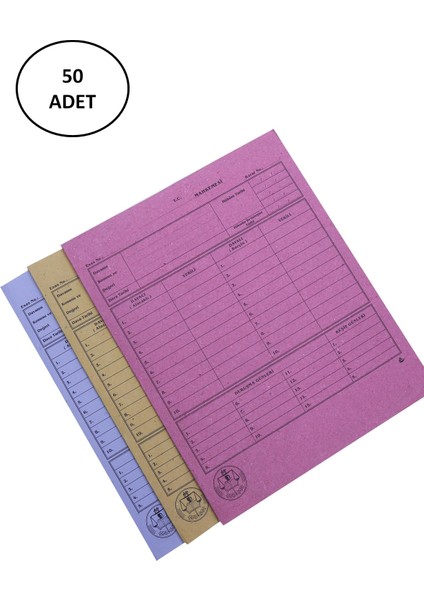 Özkan Baro Dosyası Mahkeme Dosyası 50 Li Pembe BM650 - MDN7773-4968