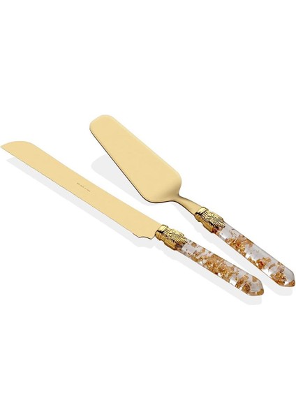 Luna Oro Pasta Servis Seti