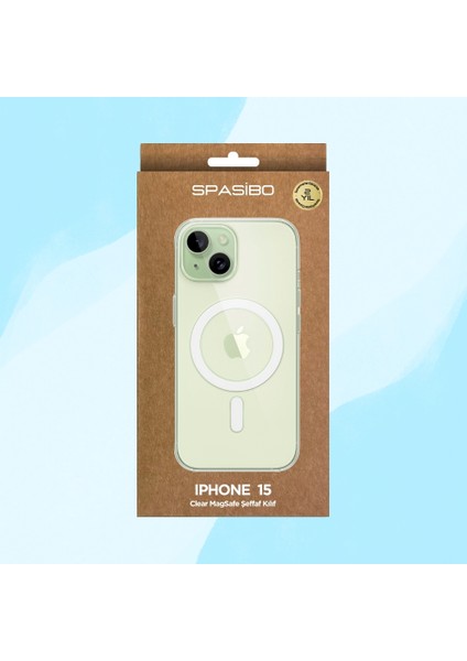 iPhone 15 Clear Magsafe Şeffaf Kılıf | 2 Yıl Sararmama Garantili indirimleri