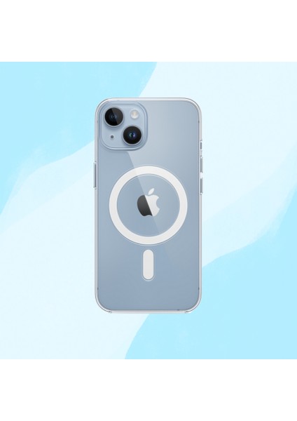 iPhone 13 Clear Magsafe Şeffaf Kılıf | 2 Yıl Sararmama Garantili