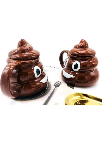 Poo Tasarımlı Kupa Bardak Oskar Hediye Seti