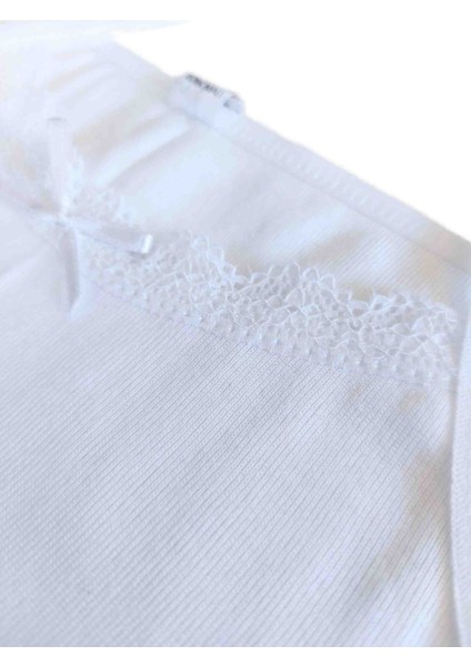 %100 Pamuklu Kız Çocuk Ribana Atlet Fanila Iç Çamaşır 6lı Set modelleri