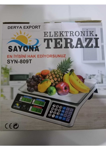 40 kg Şarjlı Elektronik Dijital Hassas Mutfak Manav Bakkal Kasap Terazisi