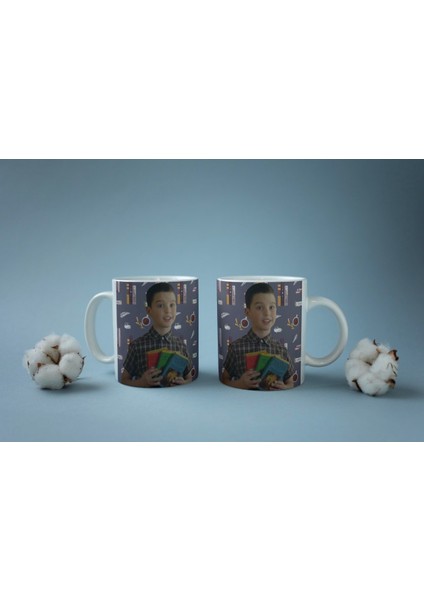 Young Sheldon Sheldon Cooper Baskılı Eğlenceli Tam Tur Özel Tasarım Renkli Baskılı Kupa Bardak modelleri